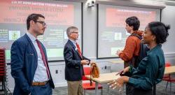 Photo taken during the Montclair State University Pre-Law Alumni lecture and panel