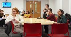 Photo of students sitting at desks