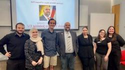 group photo of Prospect Park Mayor and staff, including intern Mia Fayez